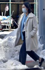 AWKWAFINA Out and About in New York 02/04/2021