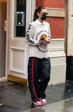 BELLA HADID Heading to a Photoshoot in New York 02/27/2021