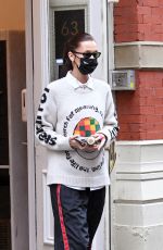 BELLA HADID Heading to a Photoshoot in New York 02/27/2021