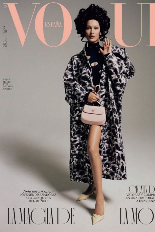 BELLA HADID in Elle Magazine, Spain March 2021