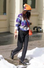 BELLA HADID Leaves Her Apartment in New York 02/11/2021