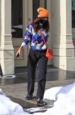 BELLA HADID Leaves Her Apartment in New York 02/11/2021