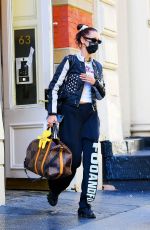 BELLA HADID Leaves Her Apartment in New York 02/16/2021