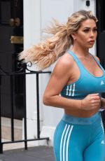 BIANCA GASCOIGNE in Tights Out Jogging in London 02/24/2021