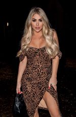 BIANCA GASCOIGNE Leaves TV Studio in London 02/07/2021
