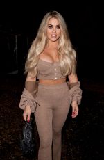 BIANCA GASCOIGNE Night Out in London 02/17/2021