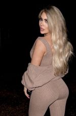 BIANCA GASCOIGNE Night Out in London 02/17/2021