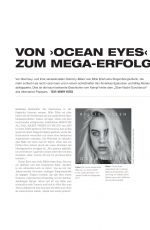 BILLIA EILISH in Fanbook Magazine, Germany January 2021