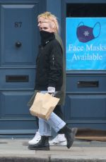 BILLIE PIPER Out and About in London 02/26/2021