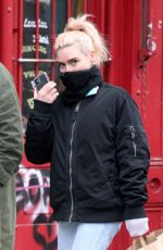 BILLIE PIPER Out and About in London 02/26/2021