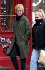 BILLIE PIPER Out and About in London 02/26/2021