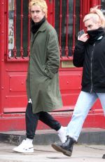 BILLIE PIPER Out and About in London 02/26/2021