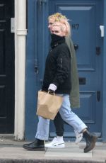 BILLIE PIPER Out and About in London 02/26/2021