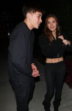 BRIGHTON SHARBINO at Boa Steakhouse in West Hollywood 02/06/2021