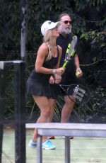 BRITNEY THERIOT Playing Tennis in Sydney 02/19/2021