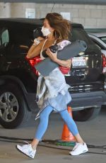 BROOKE BURKE at a Workout Class in Malibu 02/24/2021