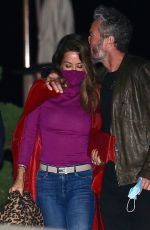 BROOKE BURKE at Nobu in Malibu 02/09/2021