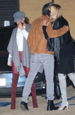 BROOKE BURKE Out for Dinner with Friends in Malibu 02/08/2021