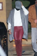 BROOKE BURKE Out for Dinner with Friends in Malibu 02/08/2021