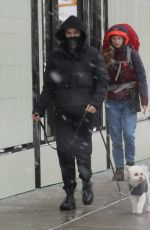 CAMILA MENDES and MADELAINE PETSCH Out with Their Dogs in Vancouver 02/13/2021