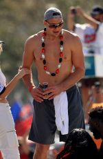 CAMILLE KOSTEK at Tampa Bay Buccaneers Victory Boat Parade in Tampa 02/10/2021