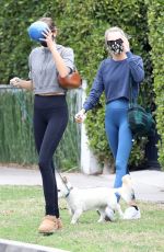CARA DELEVINGNE and KAIA GERBER Heading to Morning Workout in Los Angeles 02/13/2021