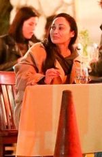 CARA SANTANA Out for Dinner in Los Angeles 02/19/2021