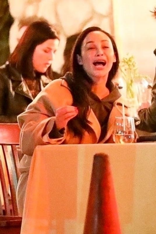 CARA SANTANA Out for Dinner in Los Angeles 02/19/2021