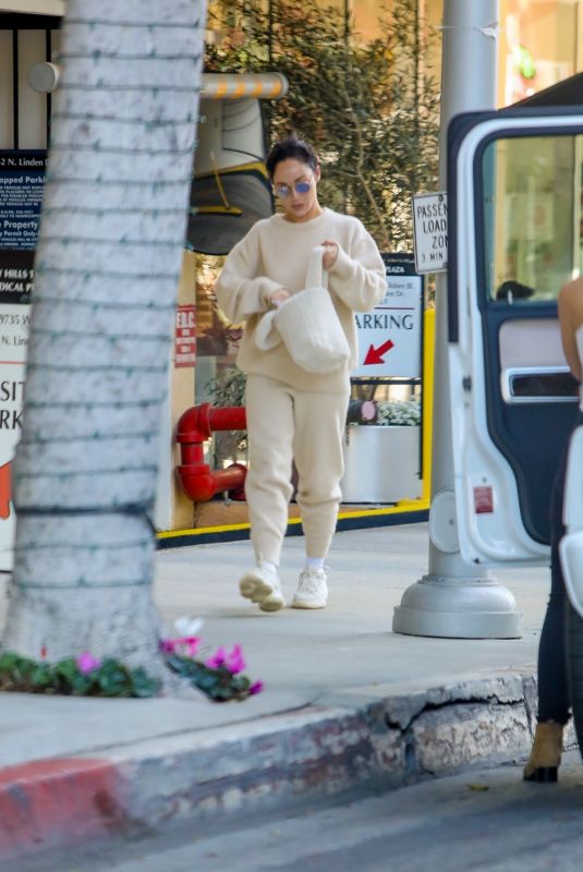 CARA SANTANA Taking a Smoke Break Out in Beverly Hills 02/25/2021