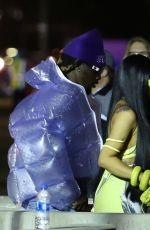 CARDI B and Offset Arrives at Super Bowl LV in Tampa 02/07/2021