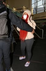 CARDI B Arrives at LAX Airport in Los Angeles 02/06/2021