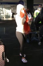 CARDI B Arrives at LAX Airport in Los Angeles 02/06/2021