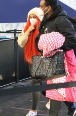 CARDI B Arrives at LAX Airport in Los Angeles 02/06/2021