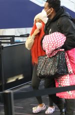 CARDI B Arrives at LAX Airport in Los Angeles 02/06/2021