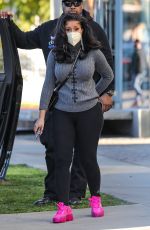 CARDI B Shopping at Couture Kids in West Hollywood 02/12/2021