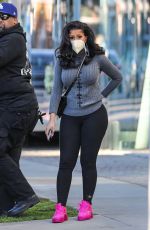 CARDI B Shopping at Couture Kids in West Hollywood 02/12/2021