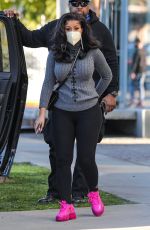 CARDI B Shopping at Couture Kids in West Hollywood 02/12/2021