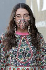 CAROLINE VAZZANA Arrives at Rebecca Minkoff Show at New York York Fashion 02/16/2021