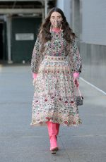 CAROLINE VAZZANA Arrives at Rebecca Minkoff Show at New York York Fashion 02/16/2021