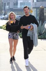 CASSIE SCERBO Out for Coffee in Los Angeles 02/11/2021