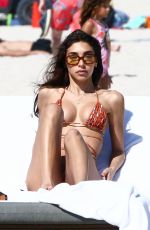 CHANTEL JEFFRIES and JOCELYN CHEW in Bikinis on the Beach in Miami 02/22/2021