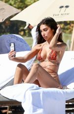 CHANTEL JEFFRIES and JOCELYN CHEW in Bikinis on the Beach in Miami 02/22/2021