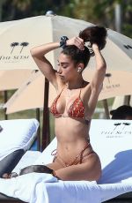 CHANTEL JEFFRIES and JOCELYN CHEW in Bikinis on the Beach in Miami 02/22/2021