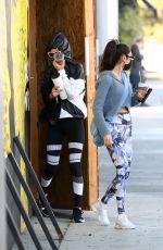 CHANTEL JEFFRIES and JOCELYN CHEW Leaves Dogpound Gym in West Hollywood 20/08/2021
