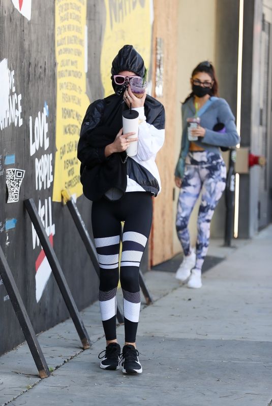 CHANTEL JEFFRIES and JOCELYN CHEW Leaves Dogpound Gym in West Hollywood 20/08/2021