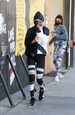 CHANTEL JEFFRIES and JOCELYN CHEW Leaves Dogpound Gym in West Hollywood 20/08/2021