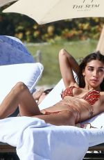CHANTEL JEFFRIES in Bikini at a Beach in Miami 02/22/2021