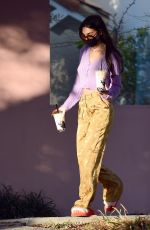 CHANTEL JEFFRIES Leaves Alfred Coffee in West Hollywood 02/04/2021