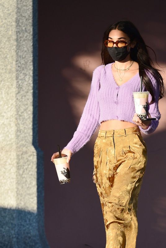 CHANTEL JEFFRIES Leaves Alfred Coffee in West Hollywood 02/04/2021