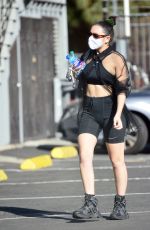 CHARLI CXC Hheading to a Sance Studio in Los Angeles 02/26/2021